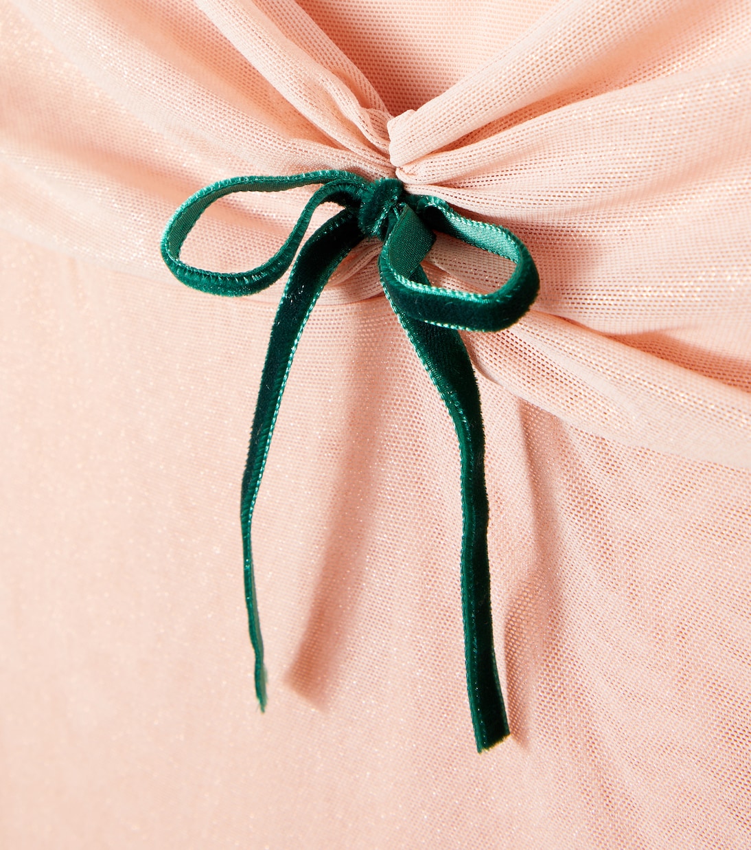 Bow-detail tulle slip dress | Oséree Kids