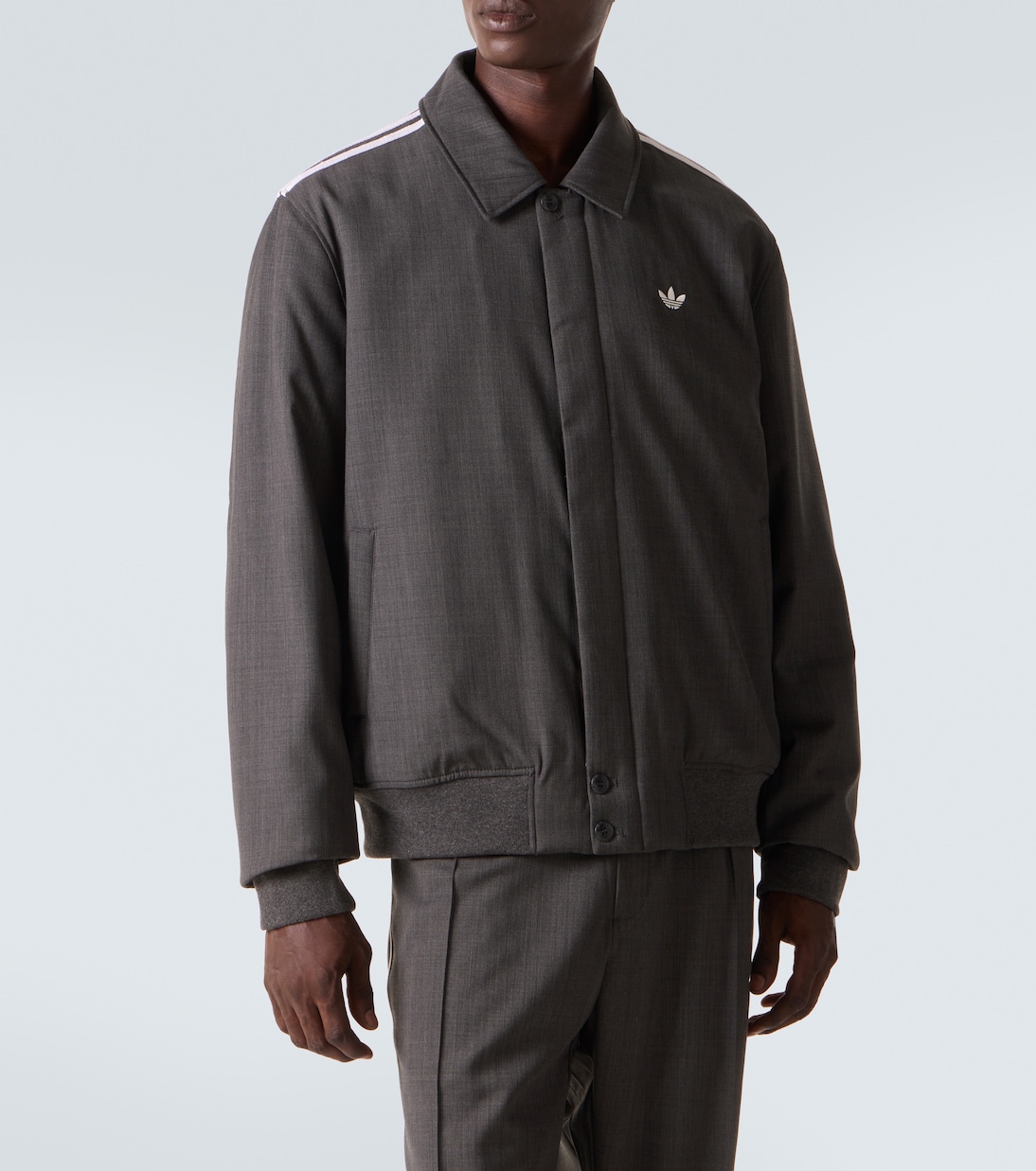 x Wales Bonner wool-blend blouson jacket | Adidas