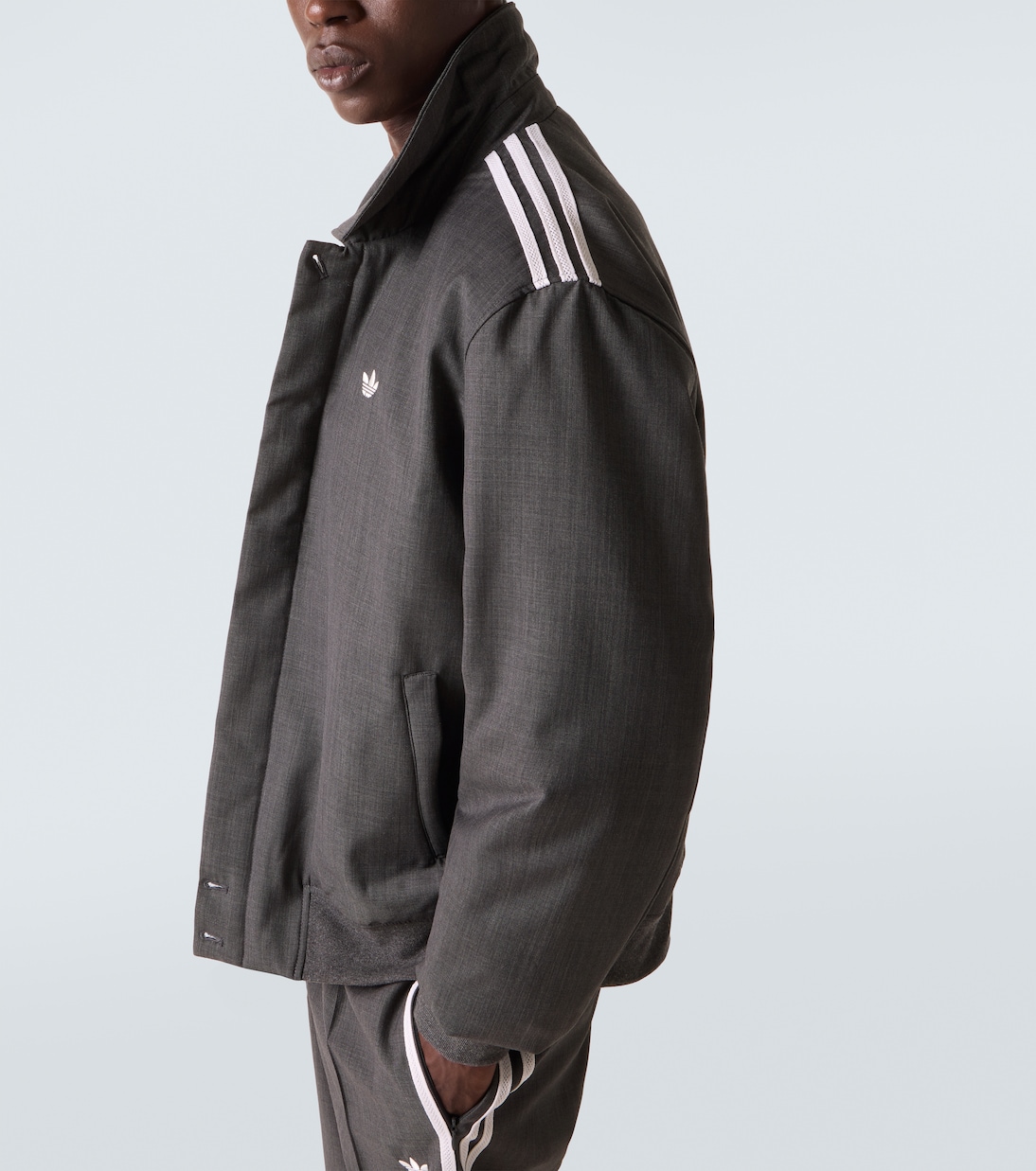 x Wales Bonner wool-blend blouson jacket | Adidas