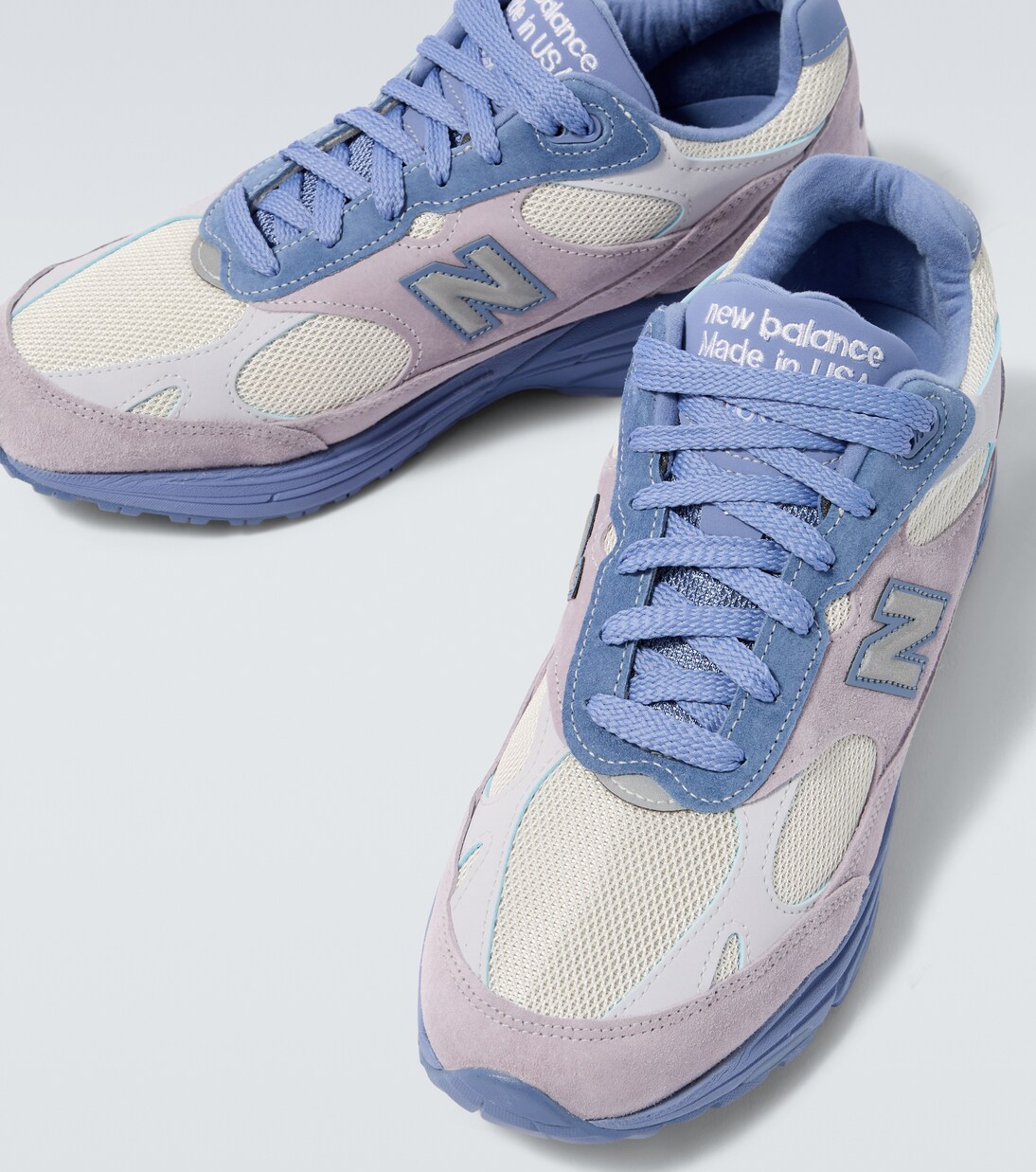Made in USA 993 suede-trimmed sneakers | New Balance