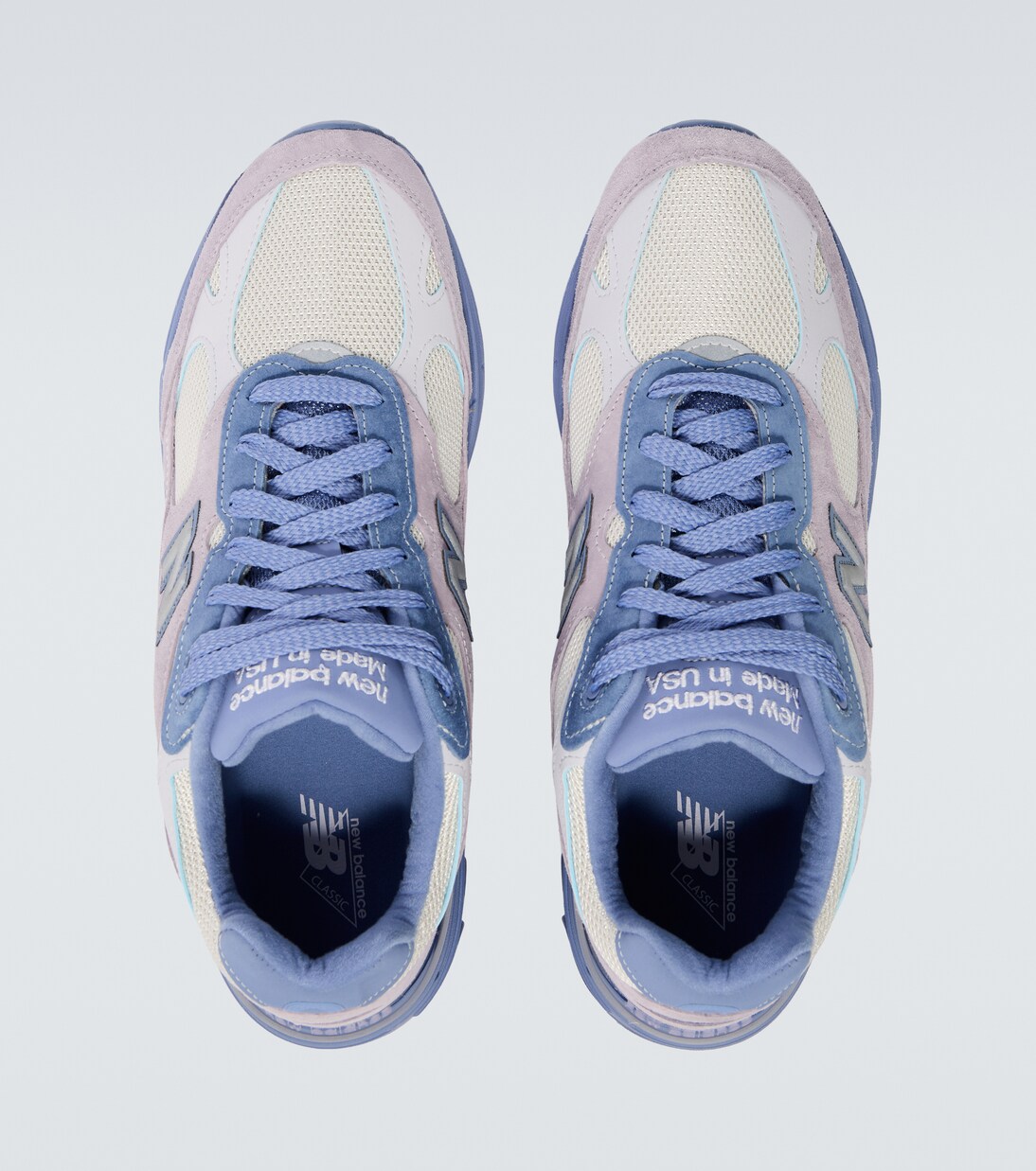 Made in USA 993 suede-trimmed sneakers | New Balance
