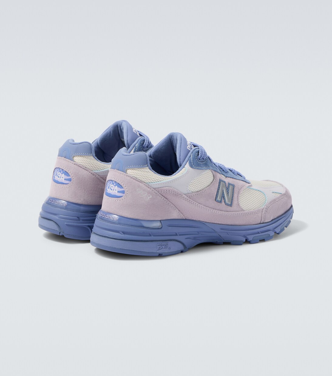 Made in USA 993 suede-trimmed sneakers | New Balance