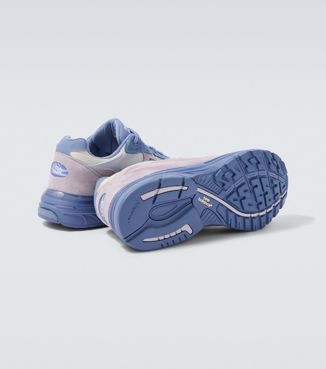 Made in USA 993 suede-trimmed sneakers | New Balance