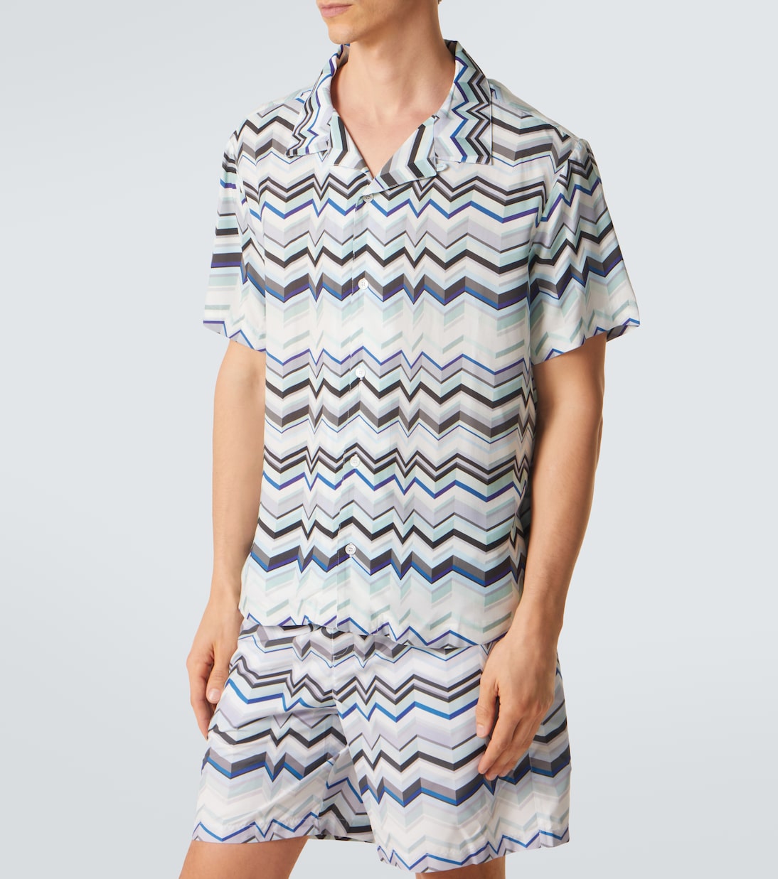 Zigzag bowling shirt | Missoni