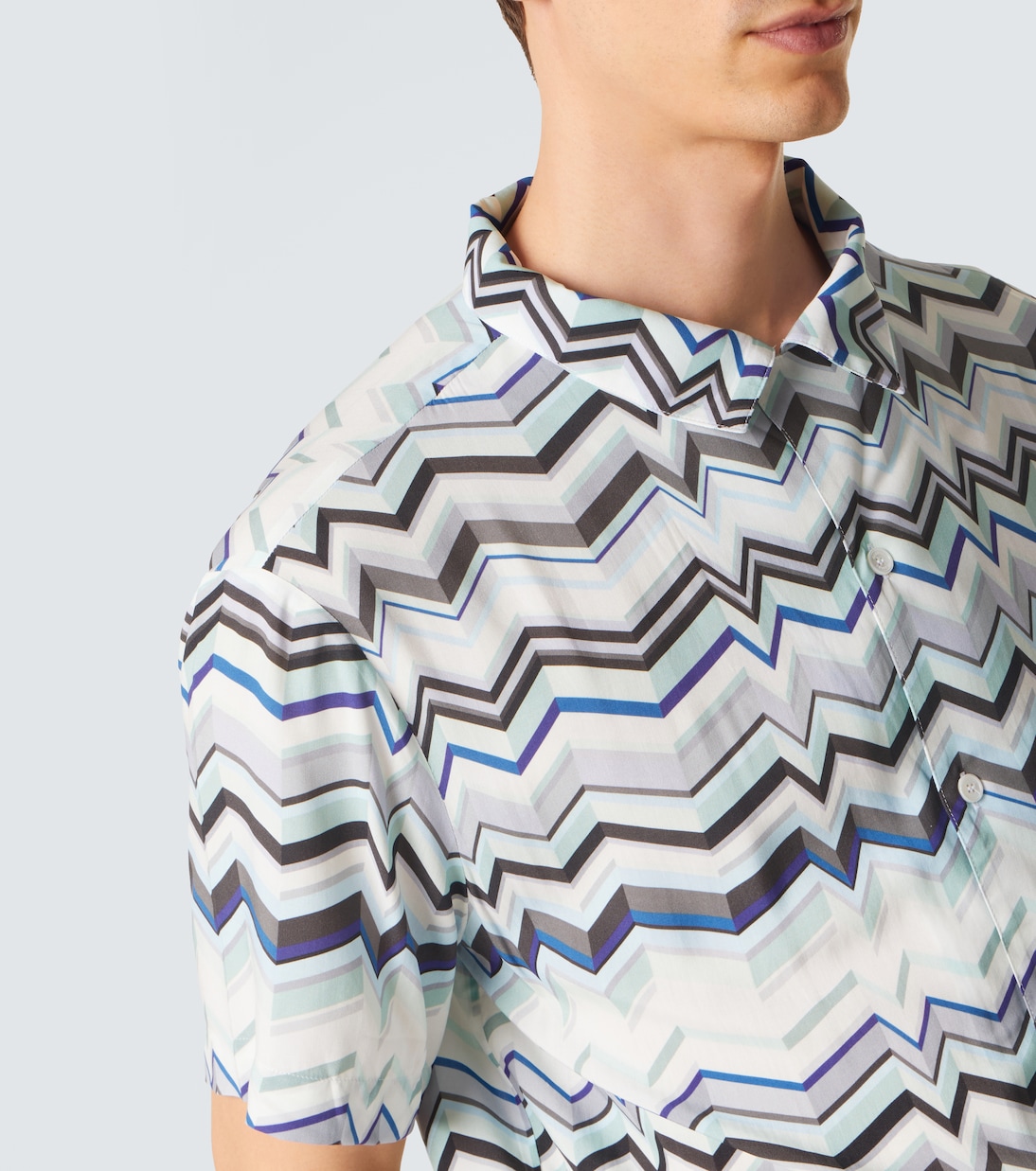Zigzag bowling shirt | Missoni