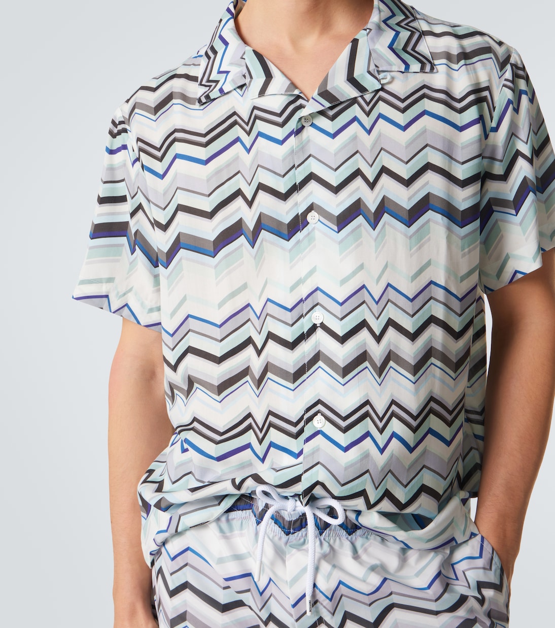 Zigzag bowling shirt | Missoni