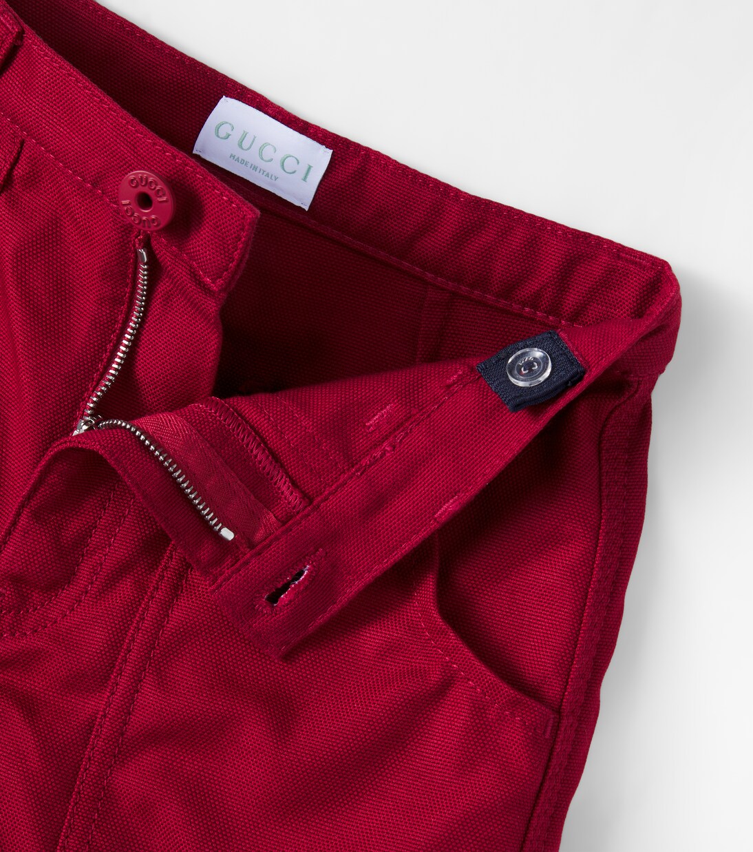 Shorts Web Stripe aus Baumwoll-Canvas | Gucci Kids