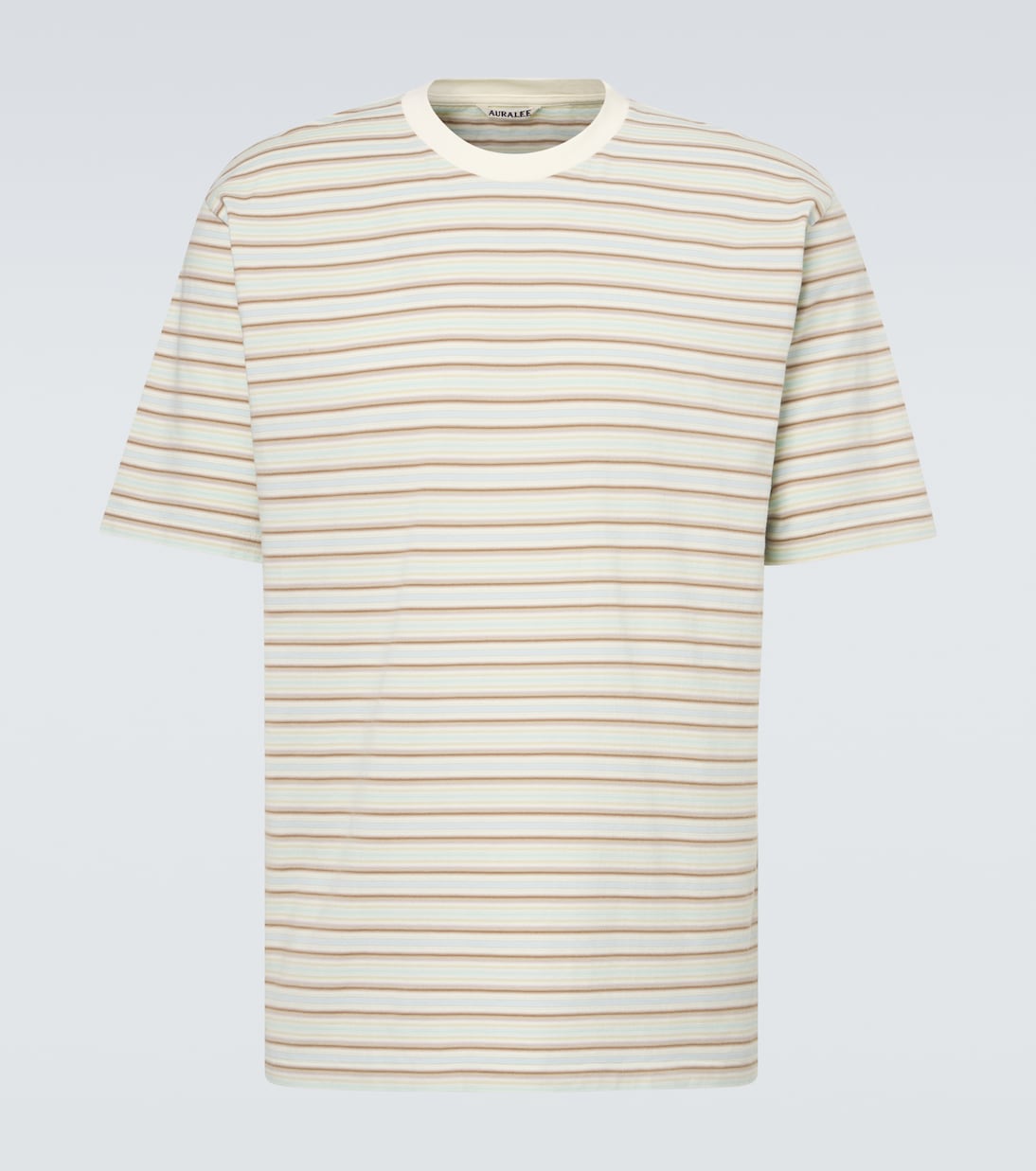Striped cotton jersey T-shirt | Auralee