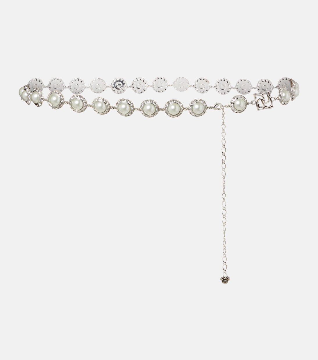 Crystal-embellished faux pearl belt | Magda Butrym