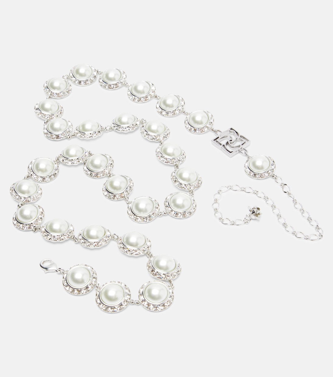 Crystal-embellished faux pearl belt | Magda Butrym