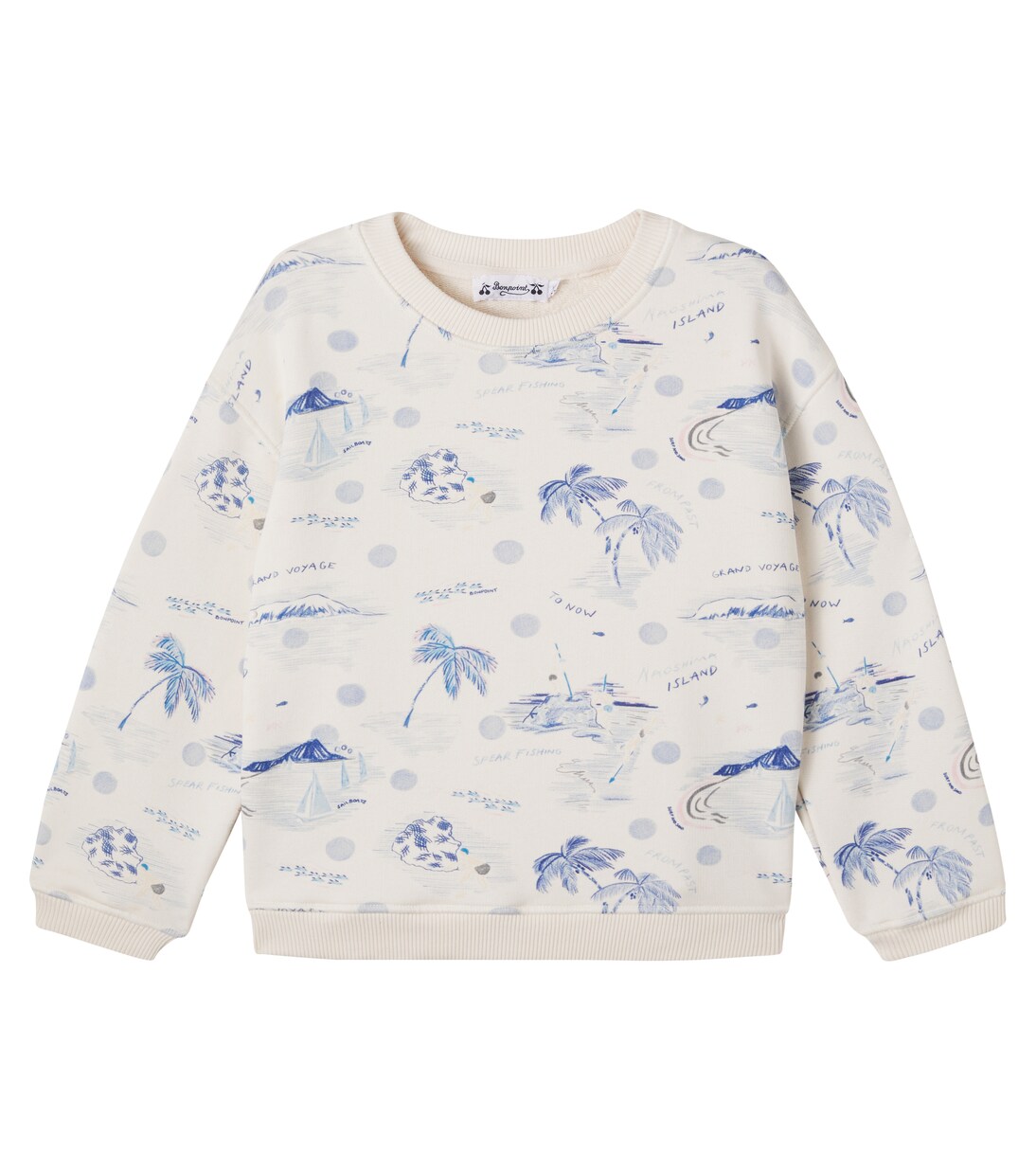 Tonino printed cotton sweatshirt | Bonpoint