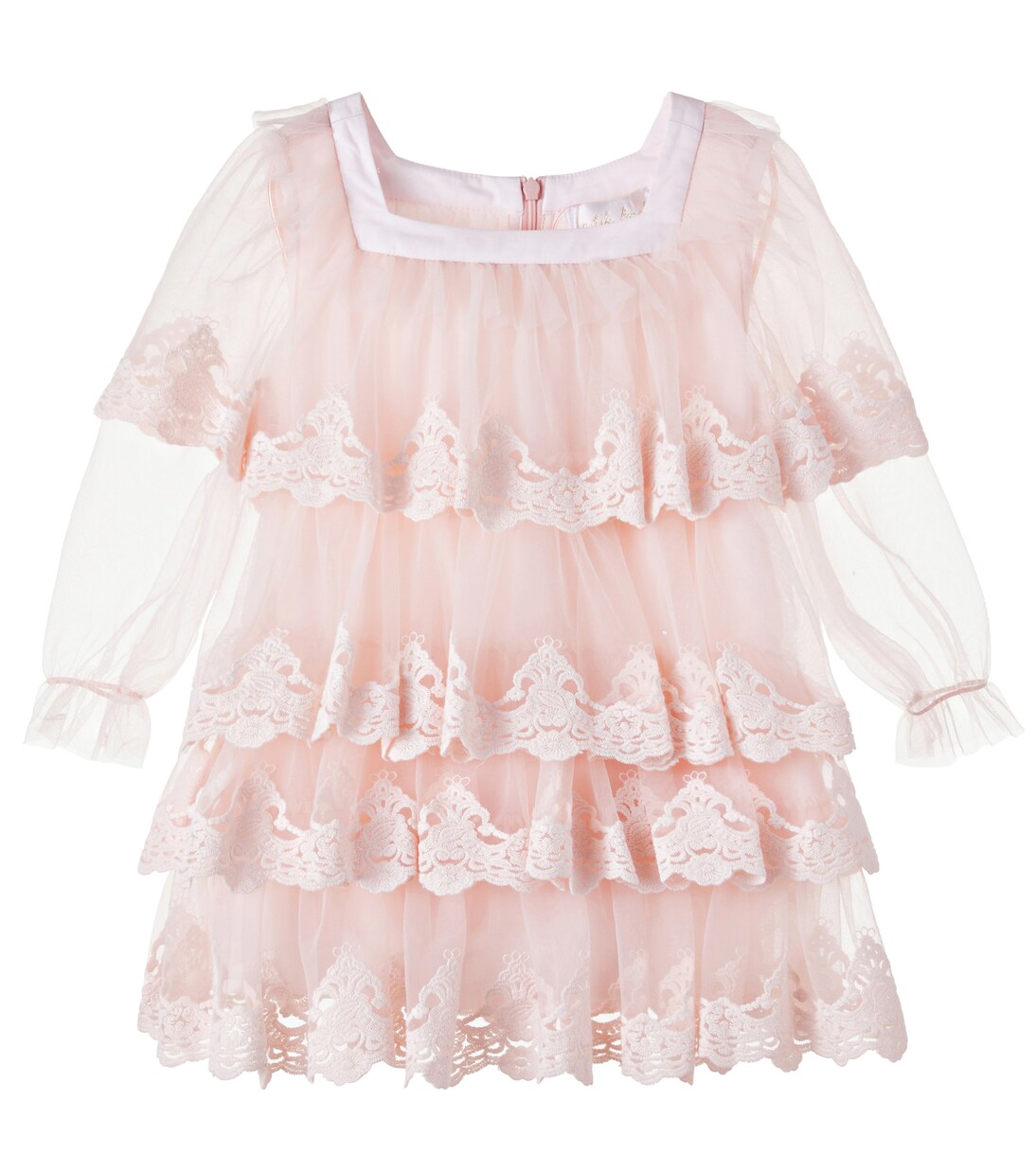 Lace-trimmed tulle dress | Petite Amalie  