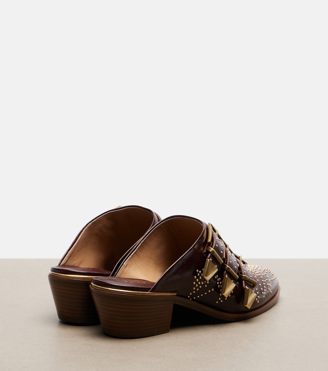 Susan studded leather mules | Chloé