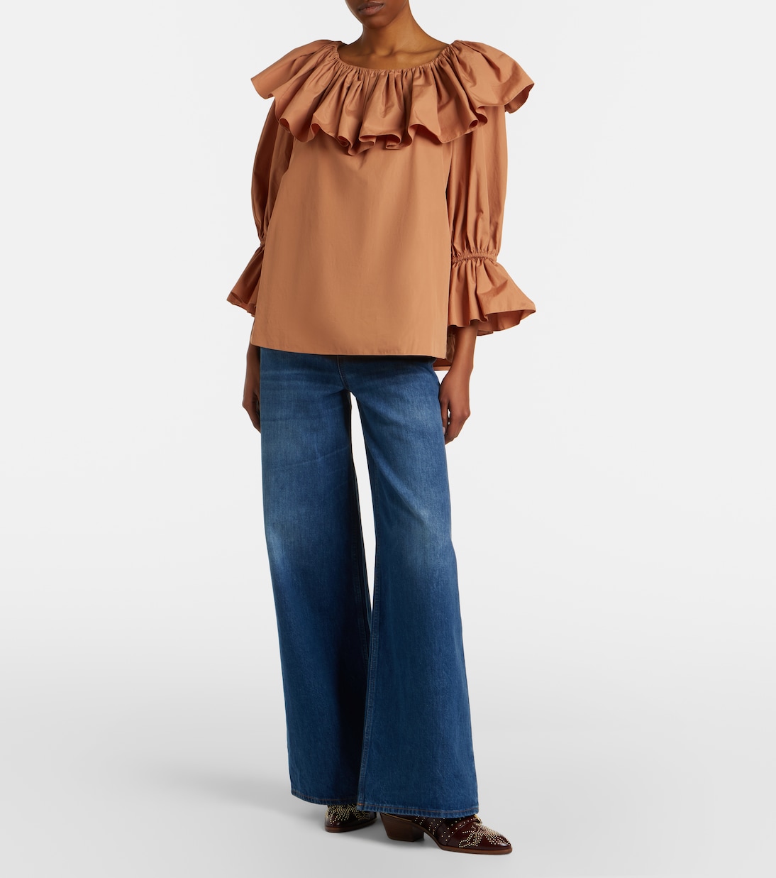 Susan studded leather mules | Chloé