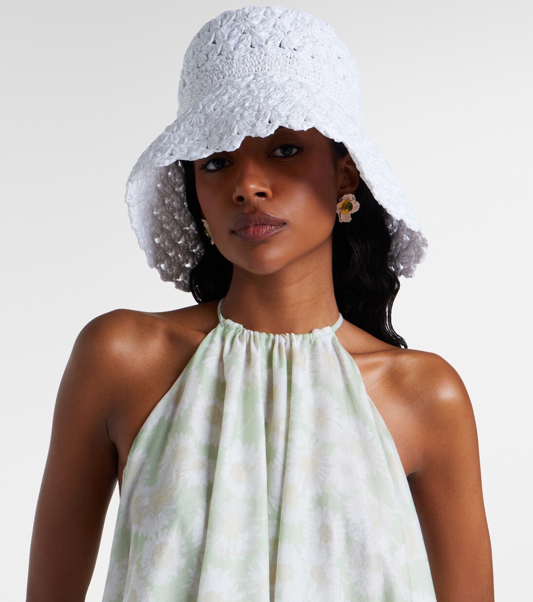 Crochet bucket hat | Aquazzura