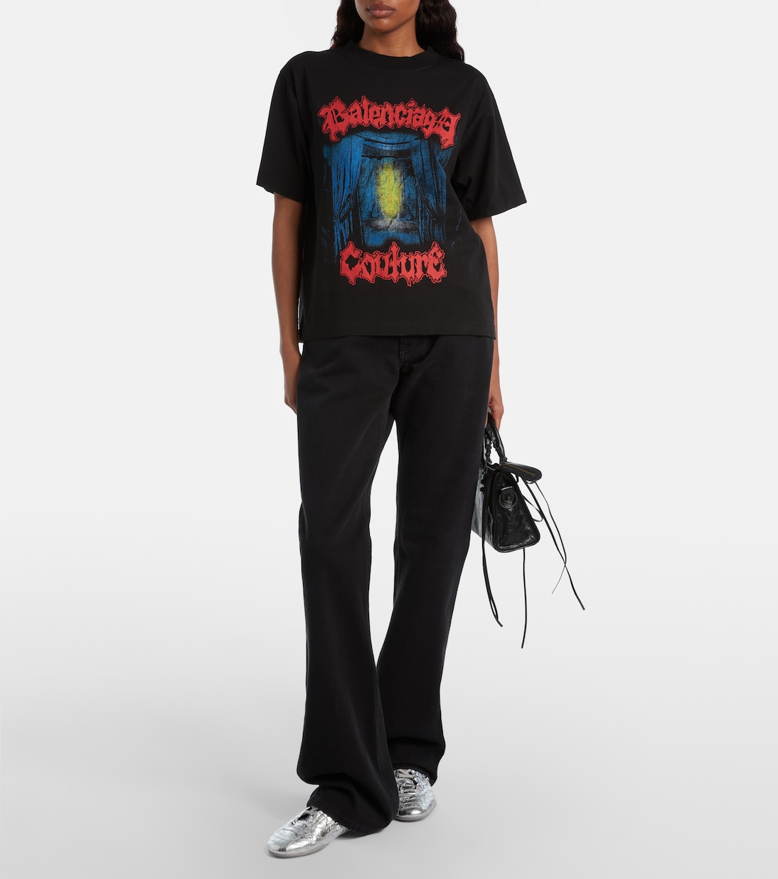 T-shirt imprimé en coton | Balenciaga