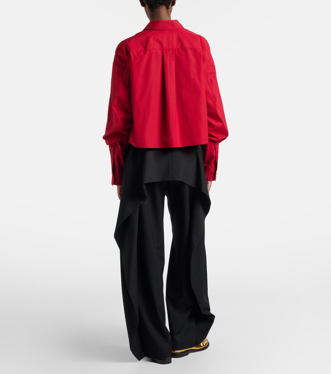 Draped wool wide-leg pants | Loewe