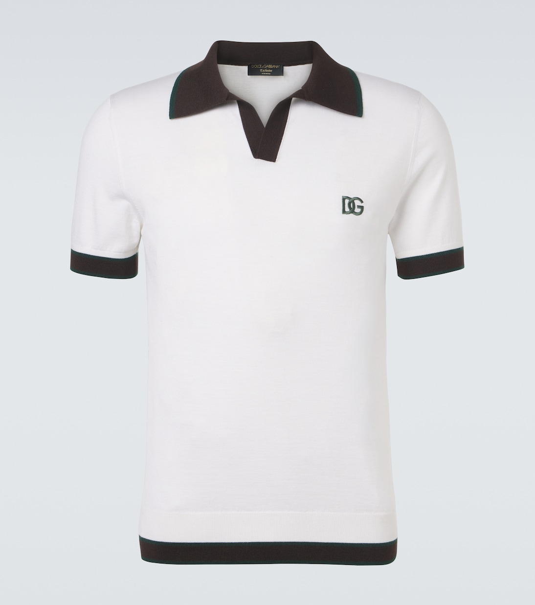 DG wool and silk polo shirt | Dolce&Gabbana