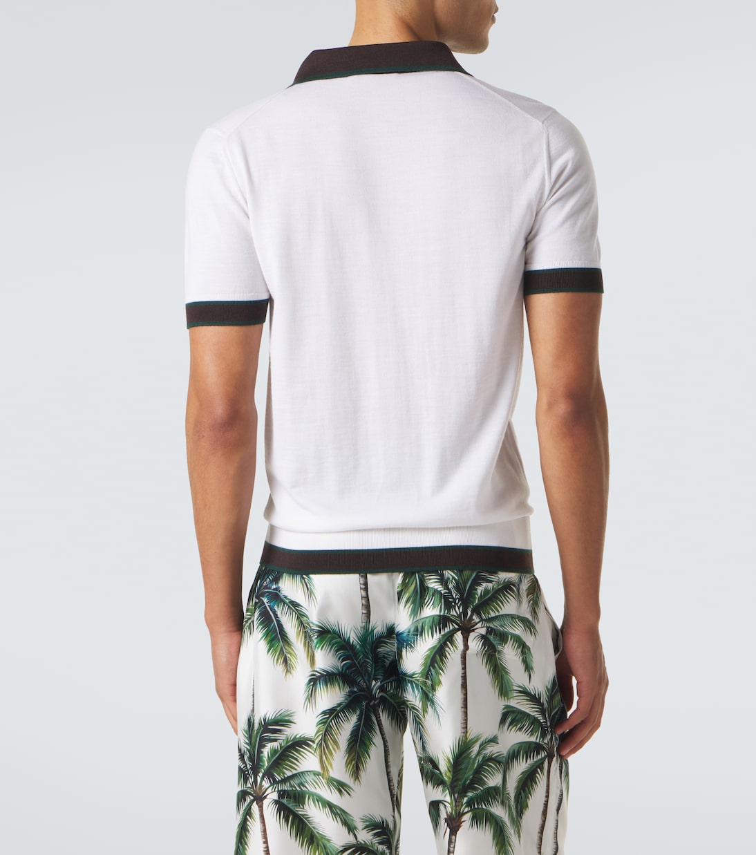 DG wool and silk polo shirt | Dolce&Gabbana