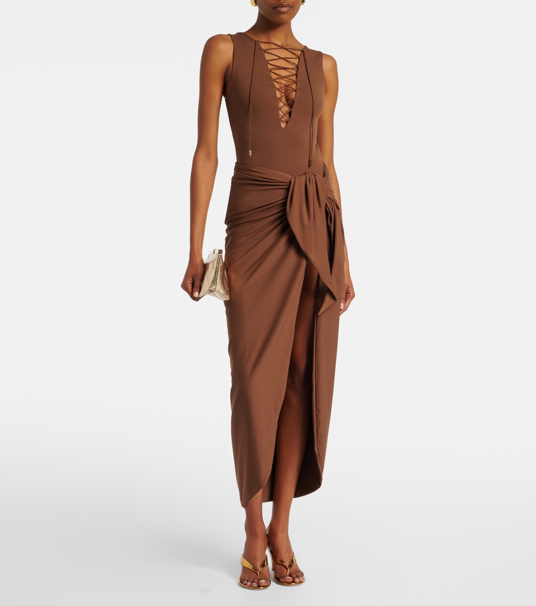 Swimsuit and beach cover-up set | Taller Marmo