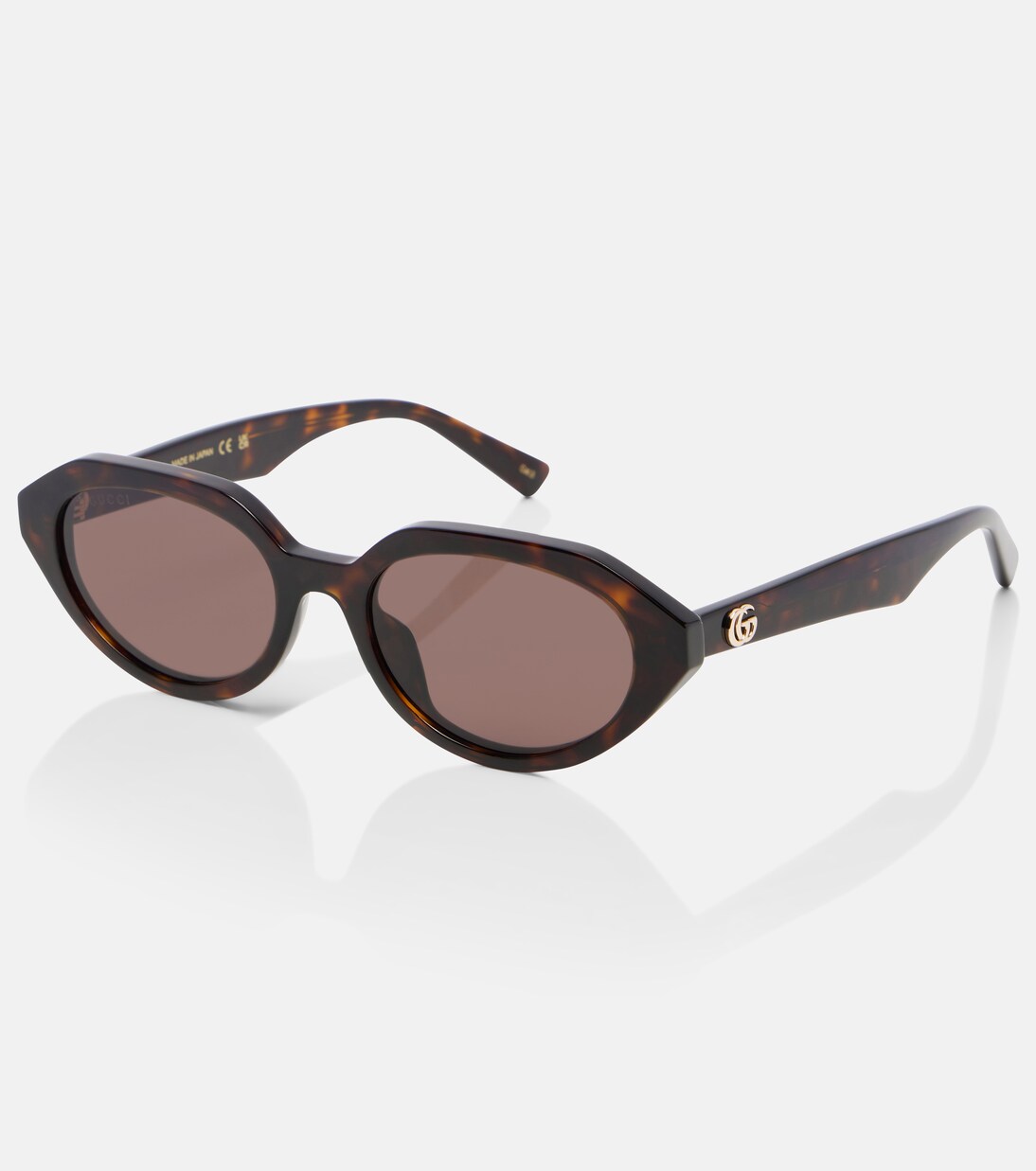 Ovale Sonnenbrille Double G | Gucci