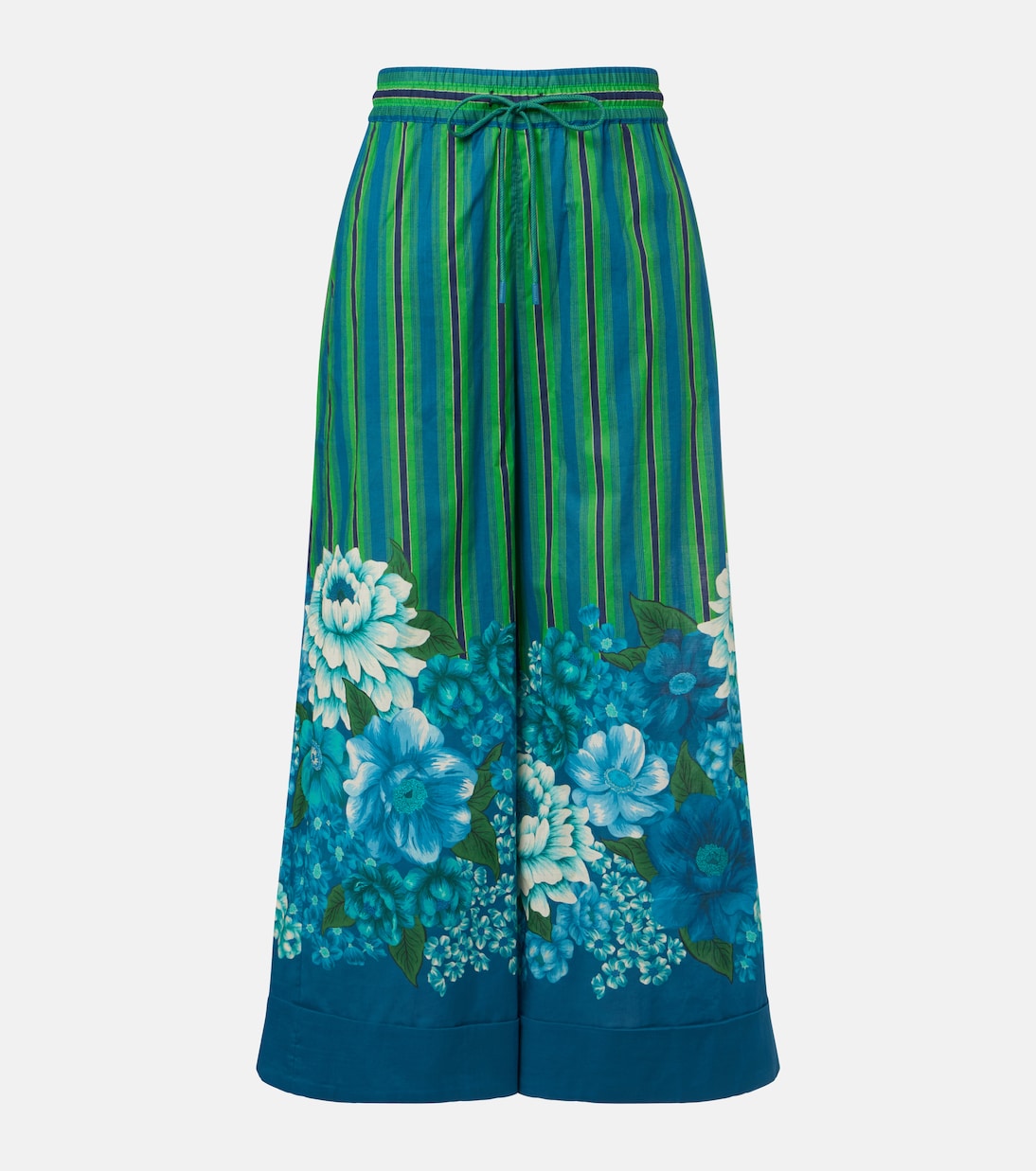 Pantaloni Margo a gamba larga in cotone | Alémais