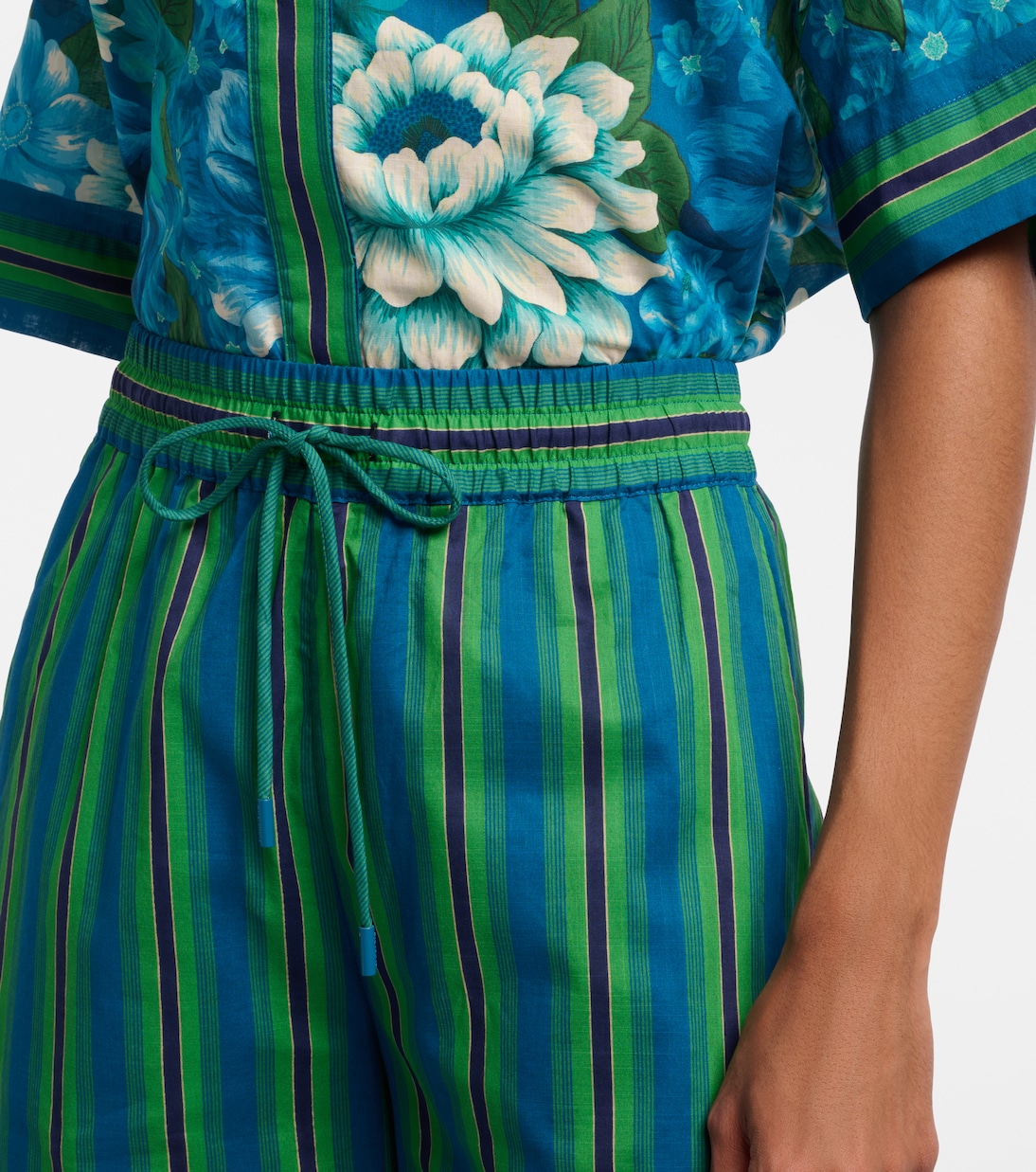 Pantaloni Margo a gamba larga in cotone | Alémais