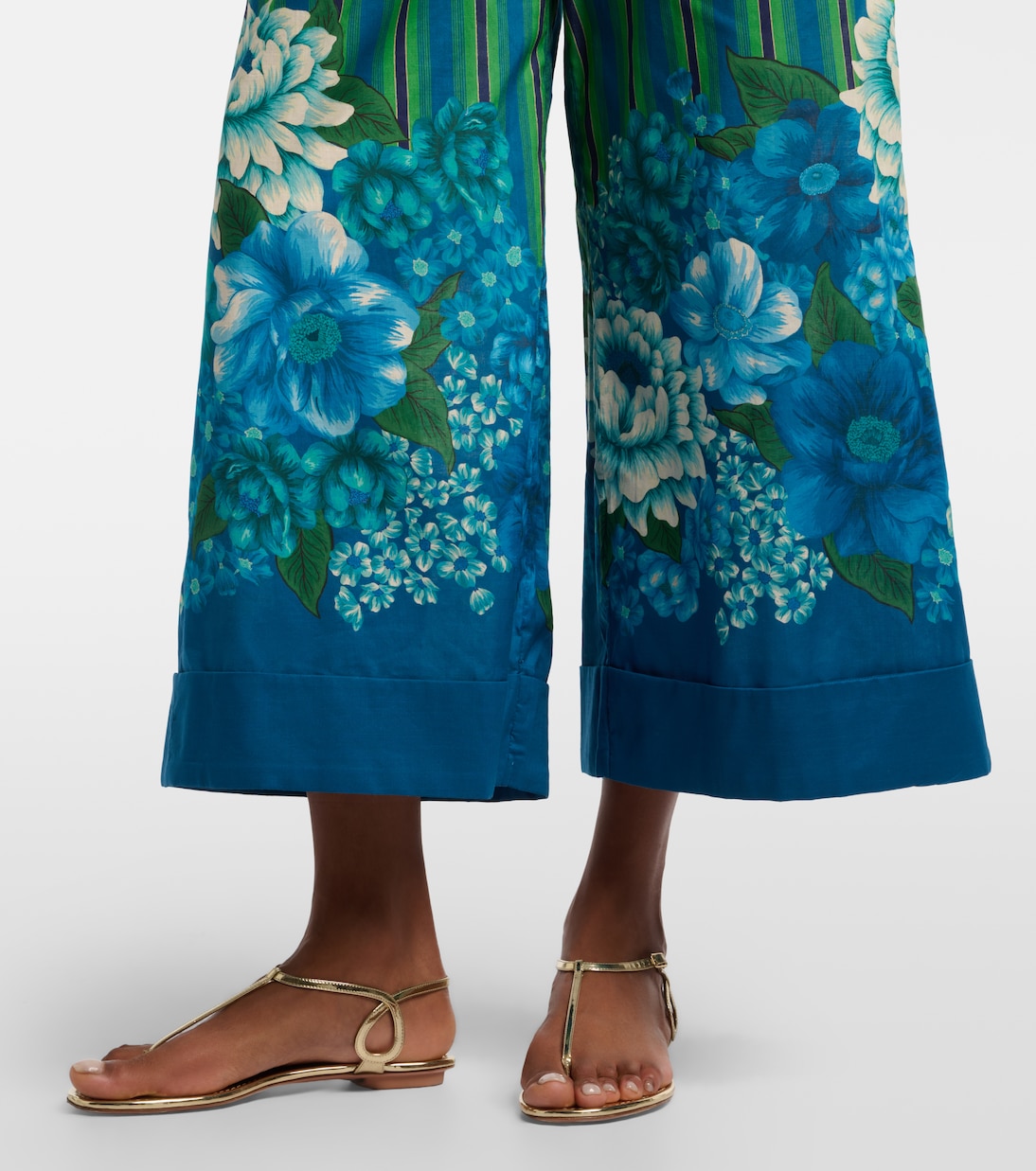 Pantaloni Margo a gamba larga in cotone | Alémais