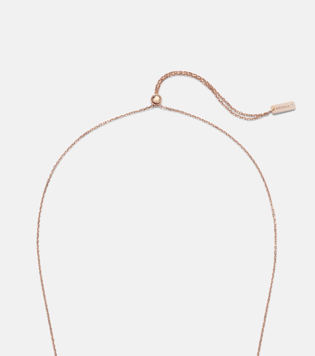 Halskette Move 10th aus 18kt Roségold mit Diamanten | Messika