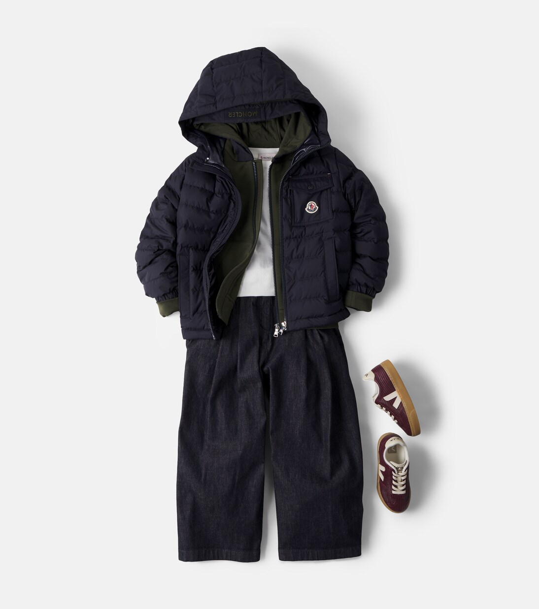 Quillon hooded quilted down jacket | Moncler Enfant