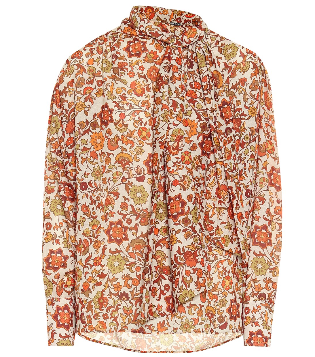 Blouse imprimée à lavallière | Dodo Bar Or