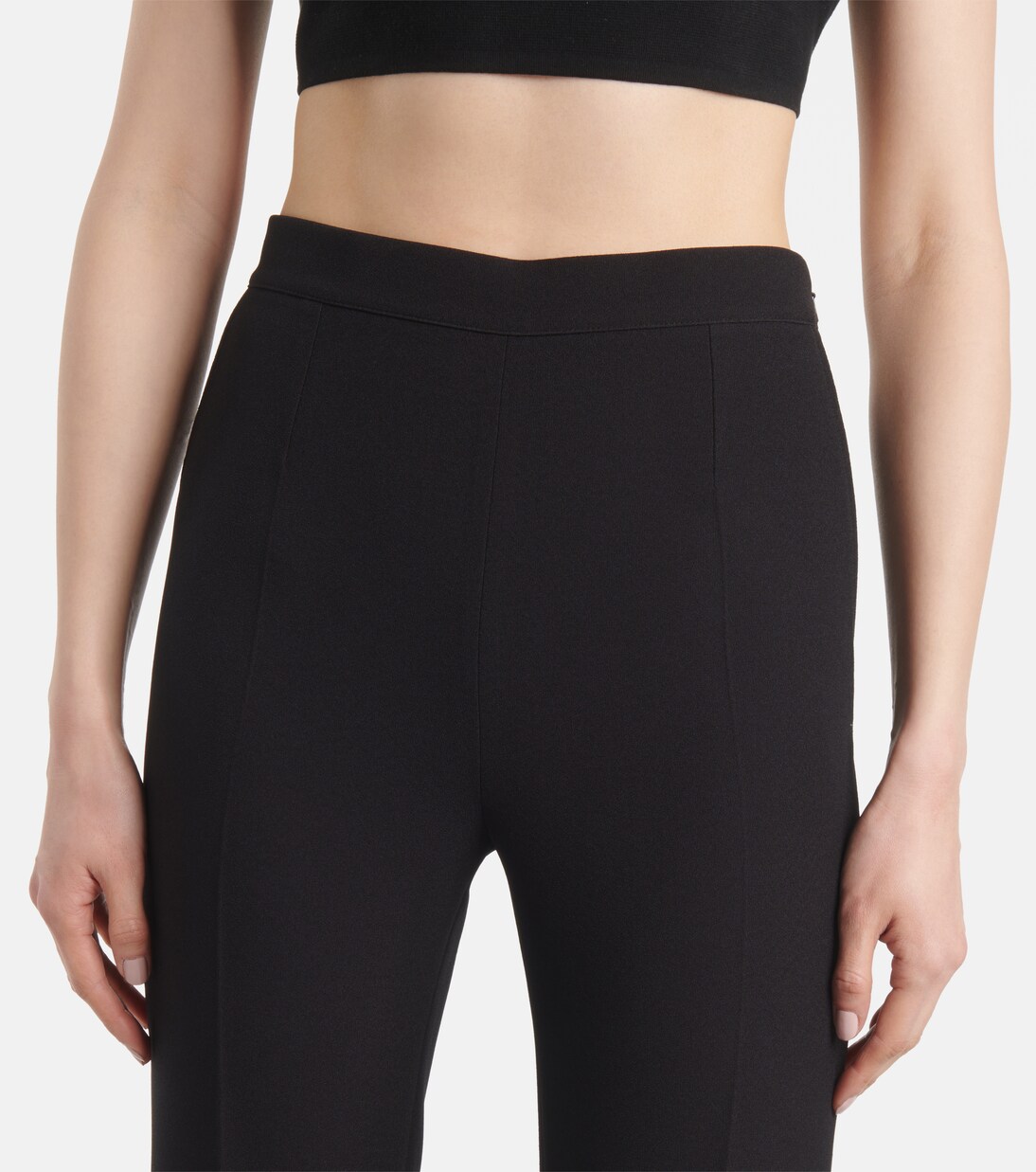 Halluana high-rise flared pants | Safiyaa