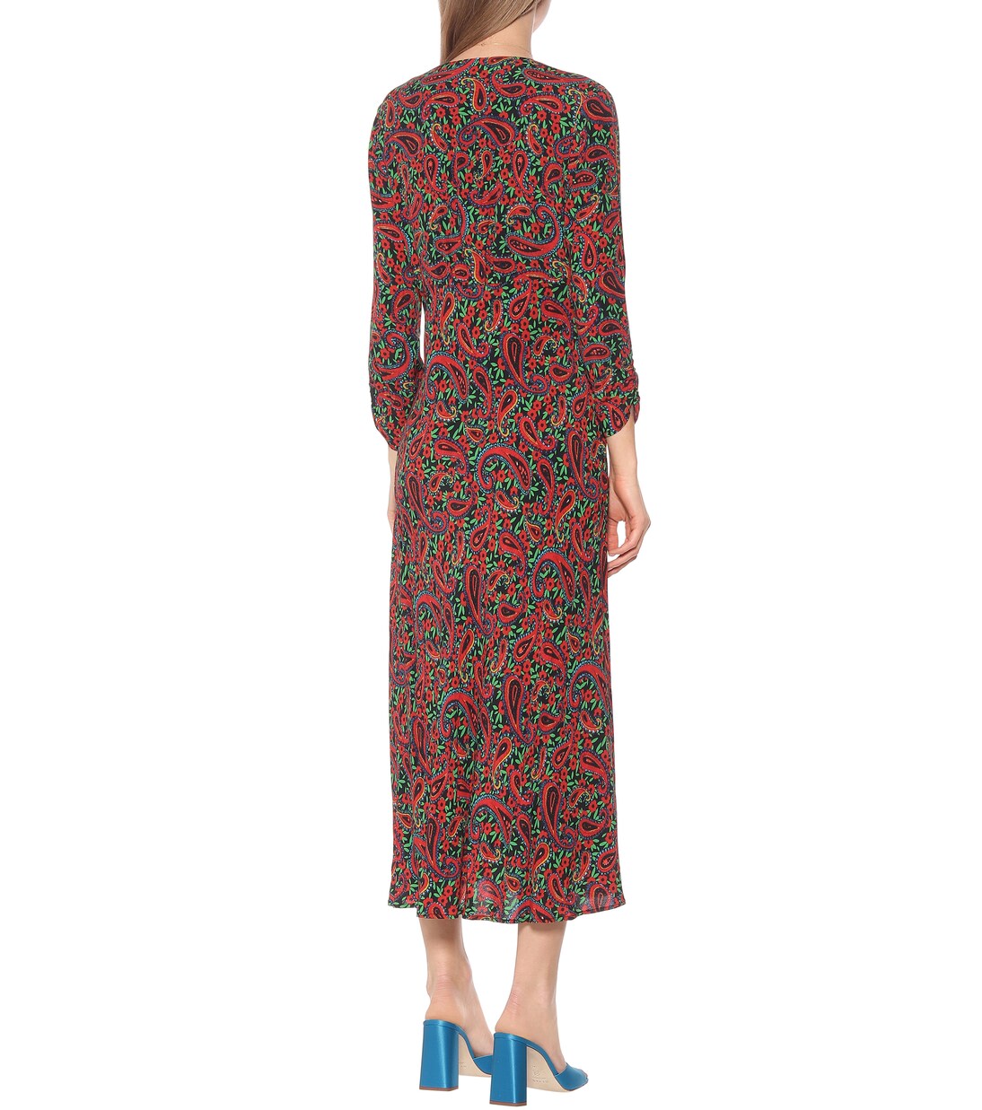 Katie printed crêpe midi dress | Rixo
