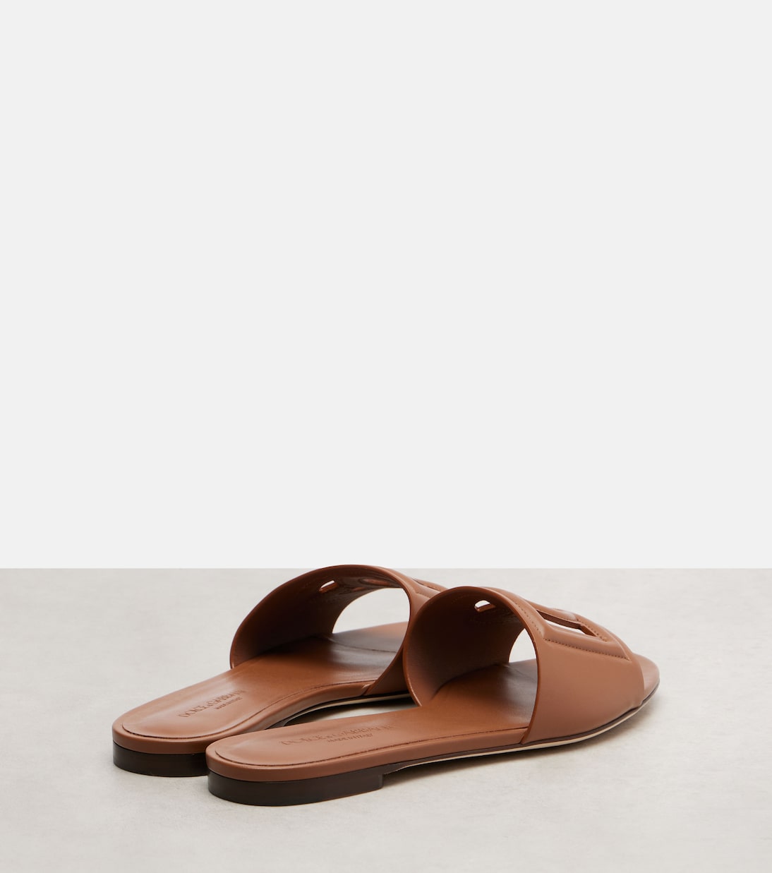 DG leather slides | Dolce&Gabbana