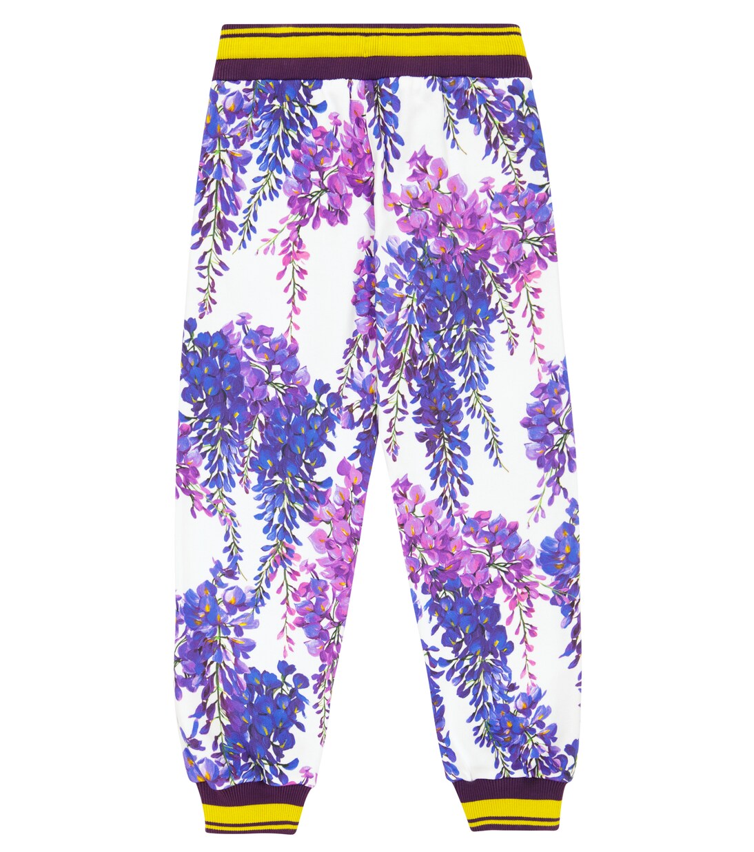 Floral cotton sweatpants | Dolce&Gabbana Kids