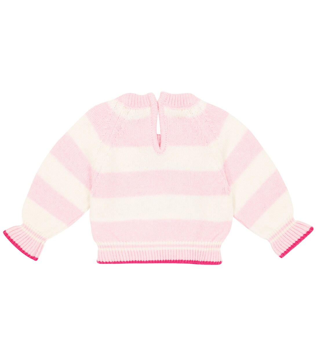 Baby - Pullover in lana e cashmere a righe | Monnalisa