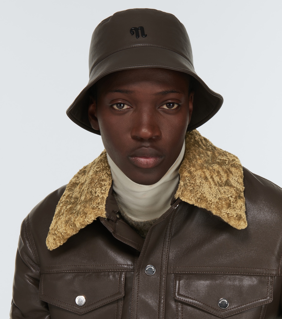 Sombrero Caran de piel sintética | Nanushka