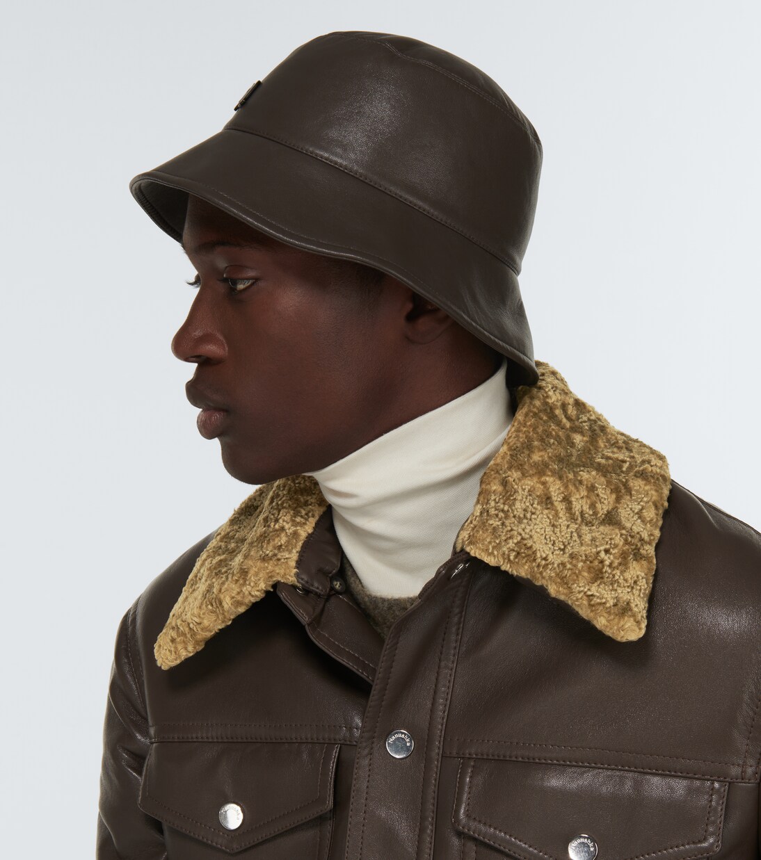 Sombrero Caran de piel sintética | Nanushka