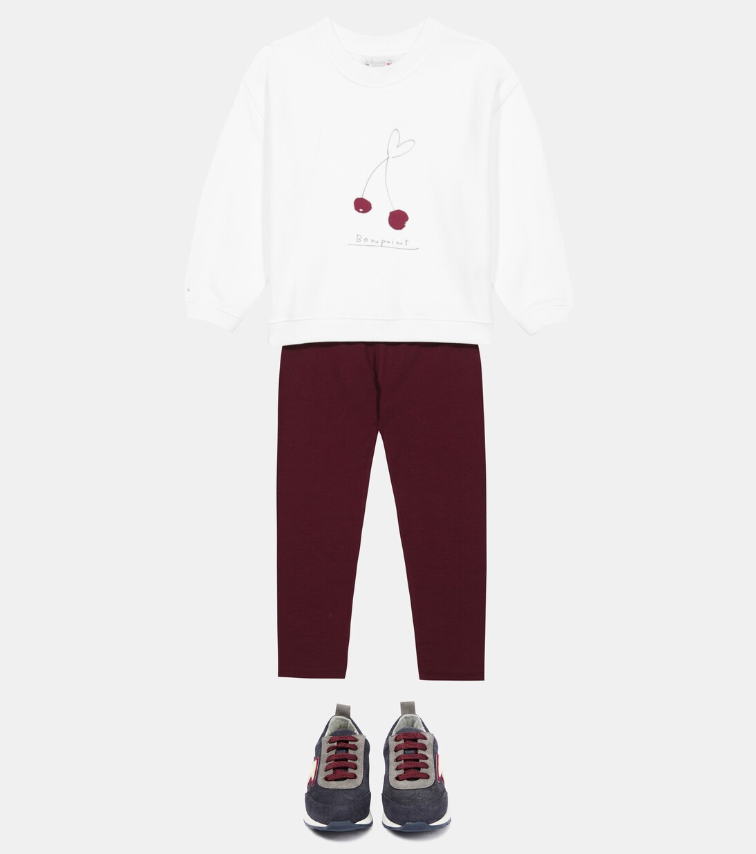 Tayla cotton sweatshirt | Bonpoint
