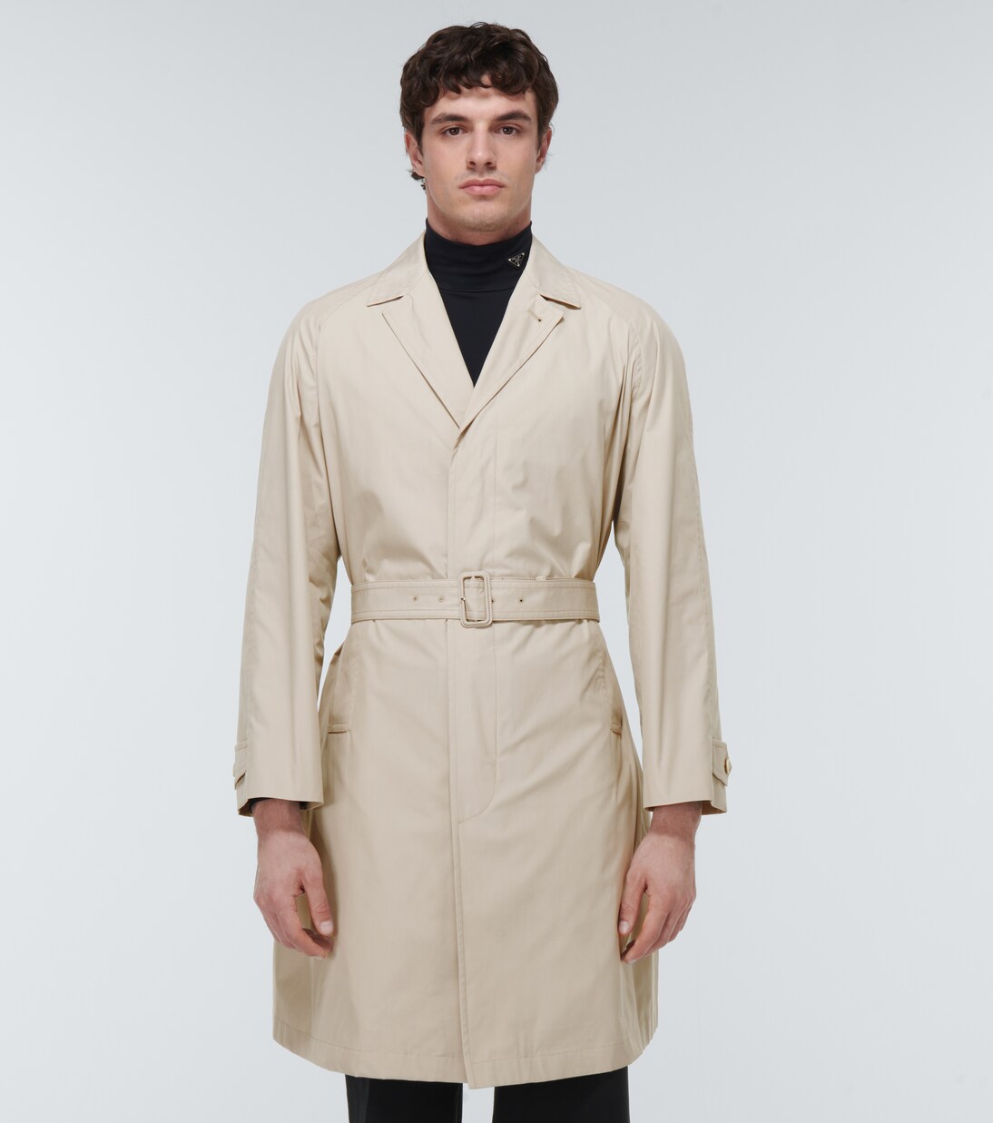 Cotton-blend overcoat | Prada