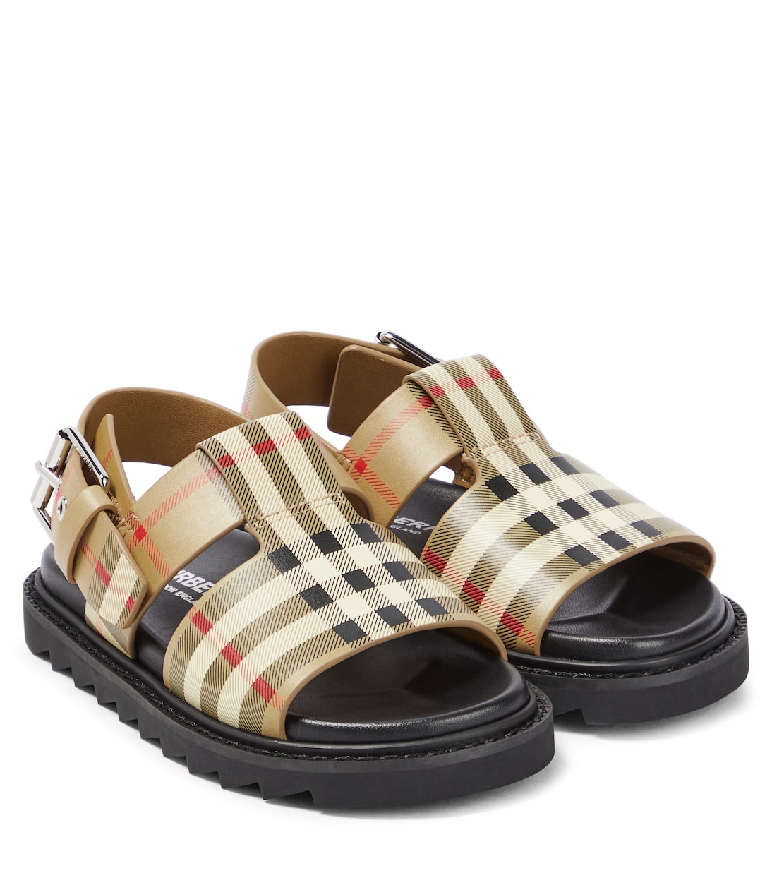 Vintage Check leather sandals | Burberry Kids