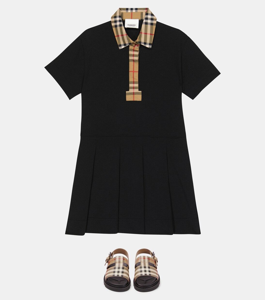 Vintage Check leather sandals | Burberry Kids