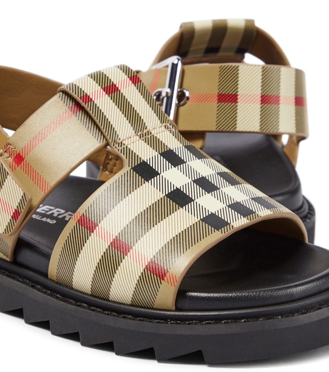 Vintage Check leather sandals | Burberry Kids