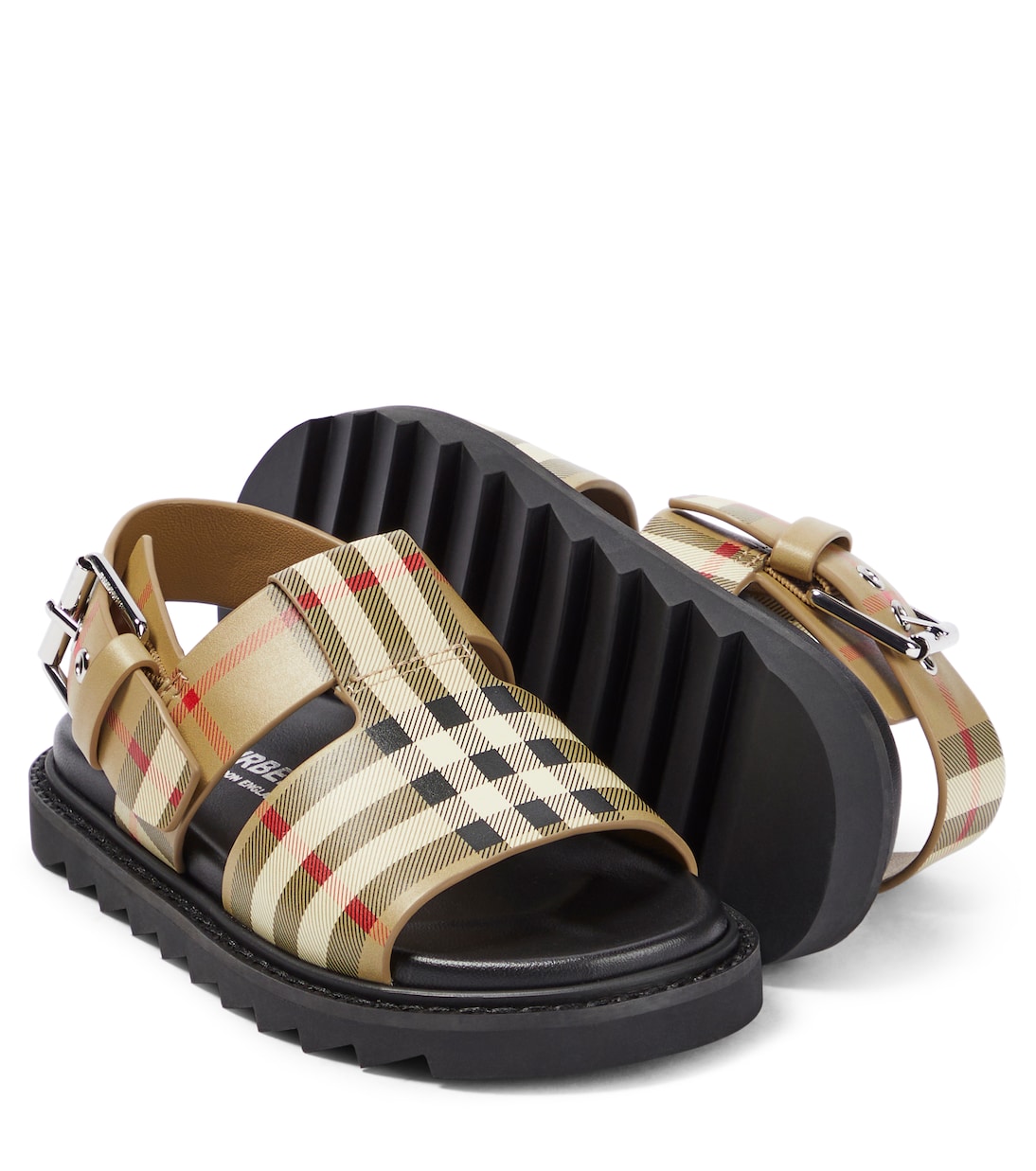 Vintage Check leather sandals | Burberry Kids