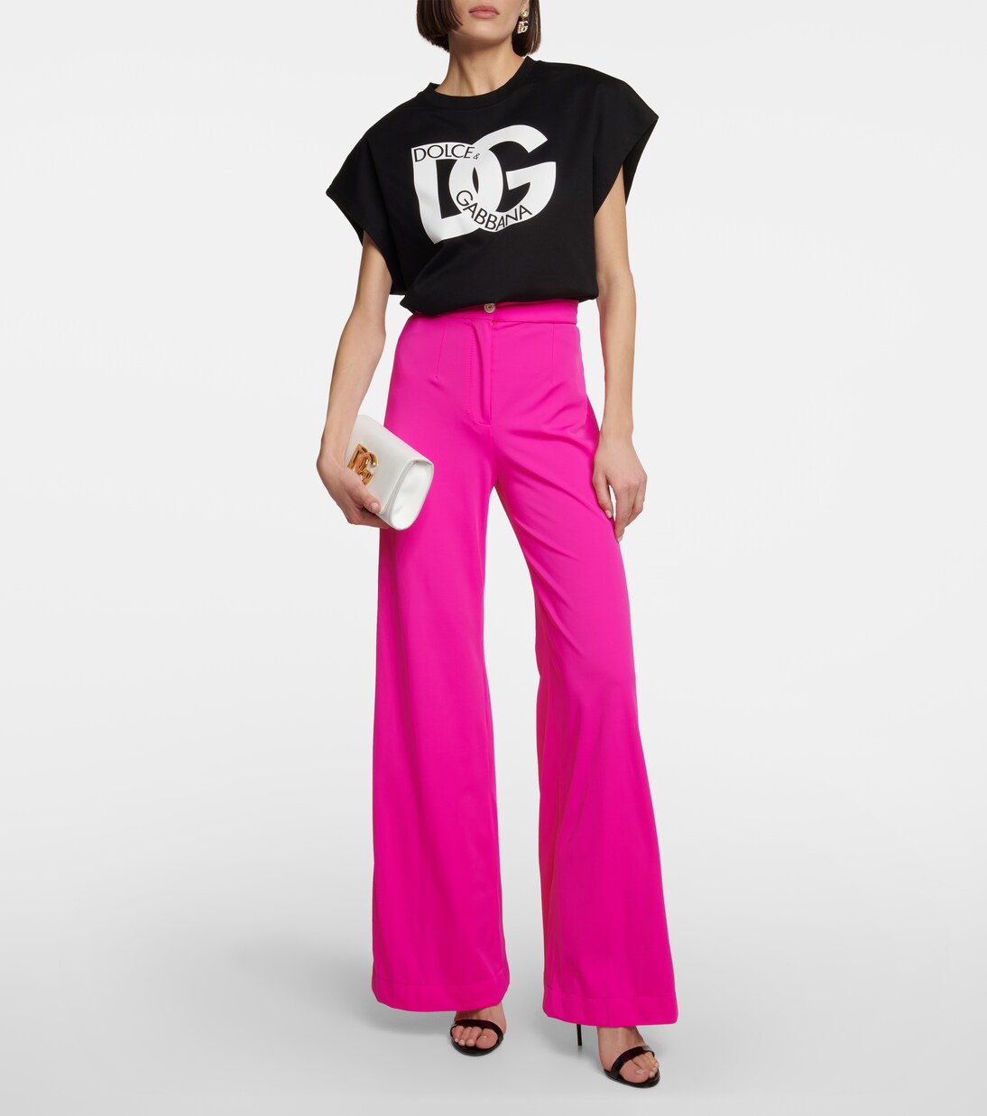 High-Rise Hose aus Jersey | Dolce&Gabbana