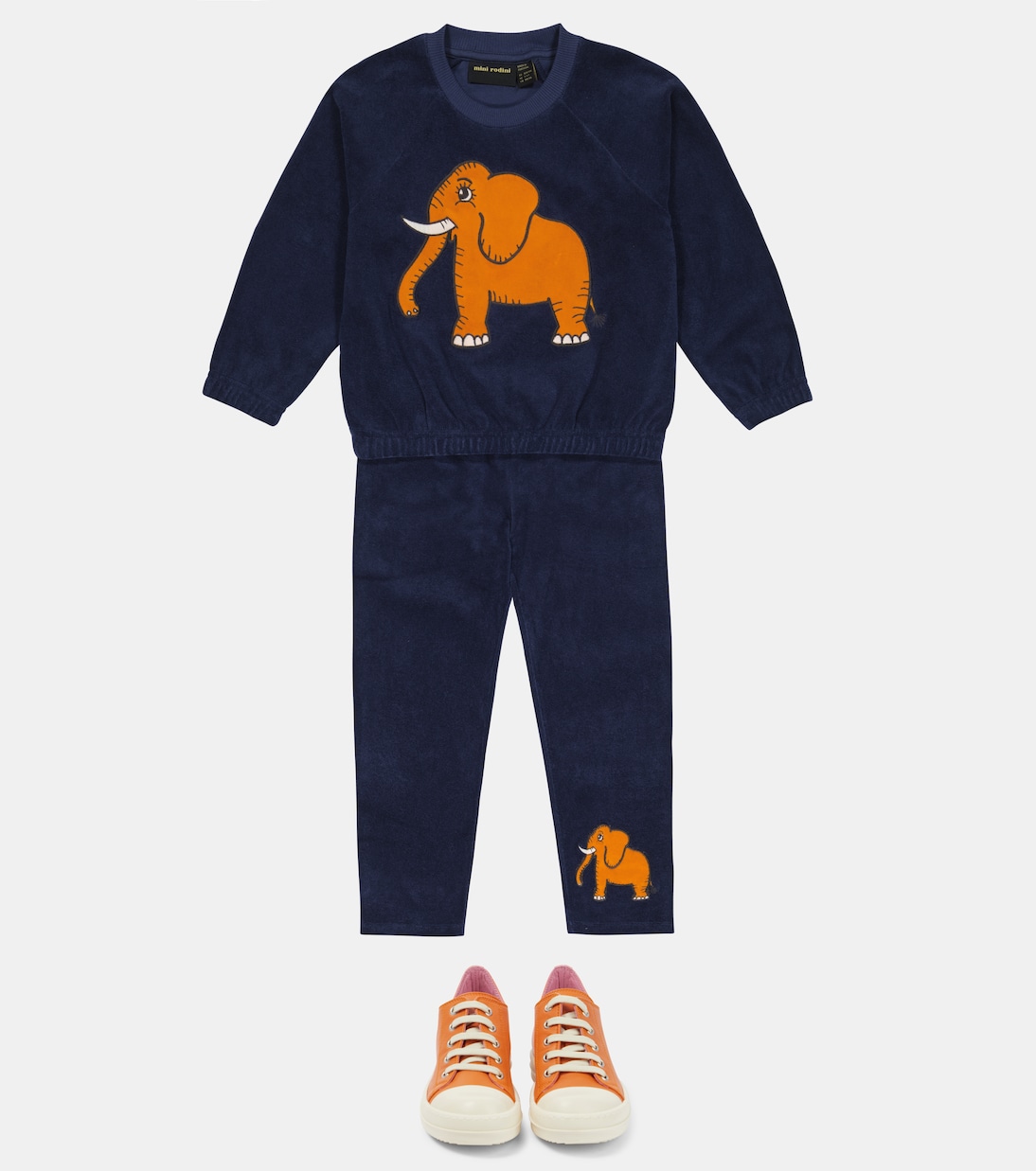 Besticktes Sweatshirt aus Frottee | Mini Rodini