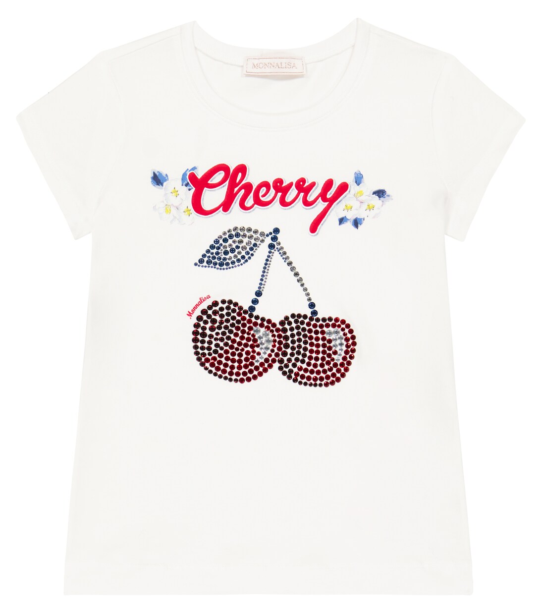x Disney® embellished jersey T-shirt | Monnalisa