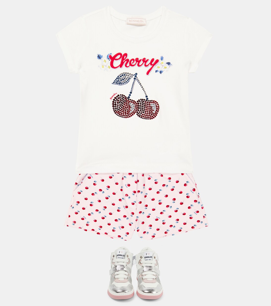 x Disney® embellished jersey T-shirt | Monnalisa