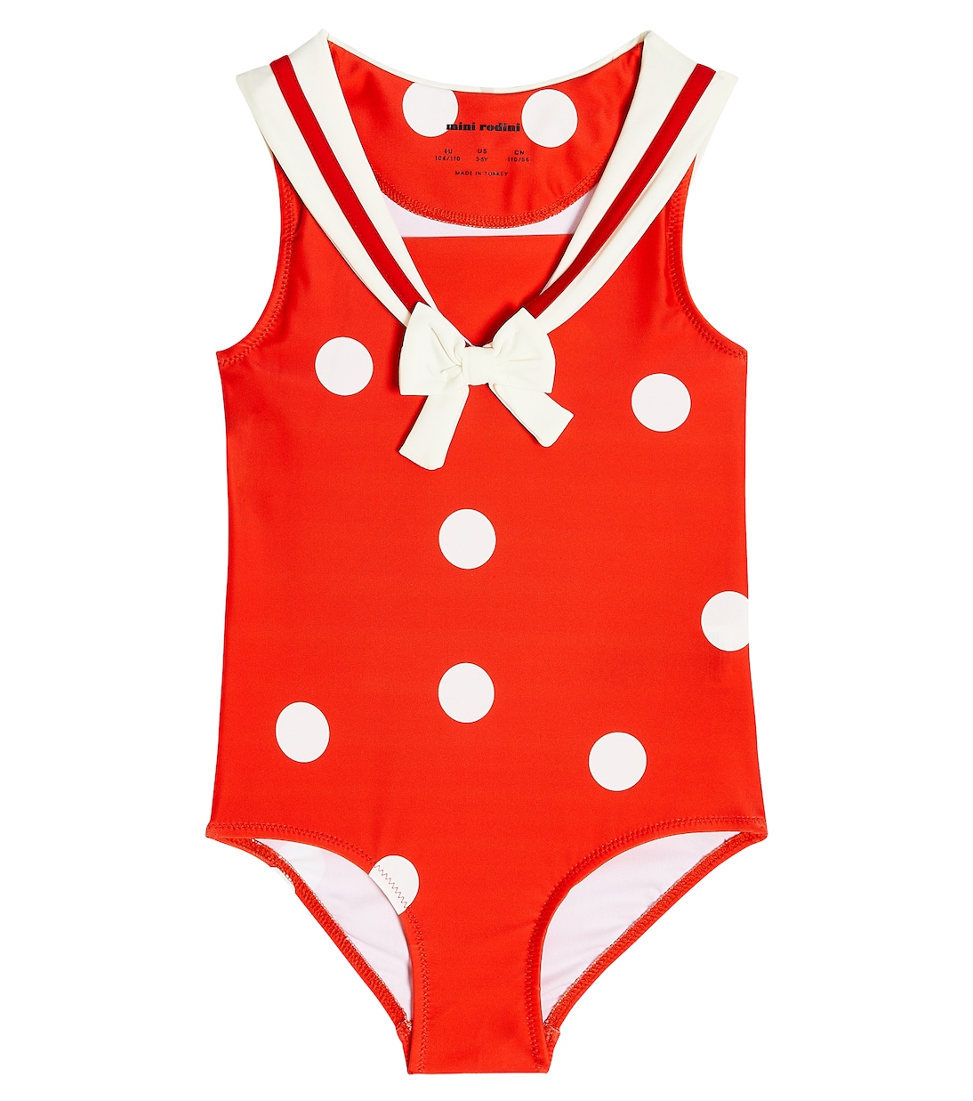 Sailor polka dot swimsuit | Mini Rodini