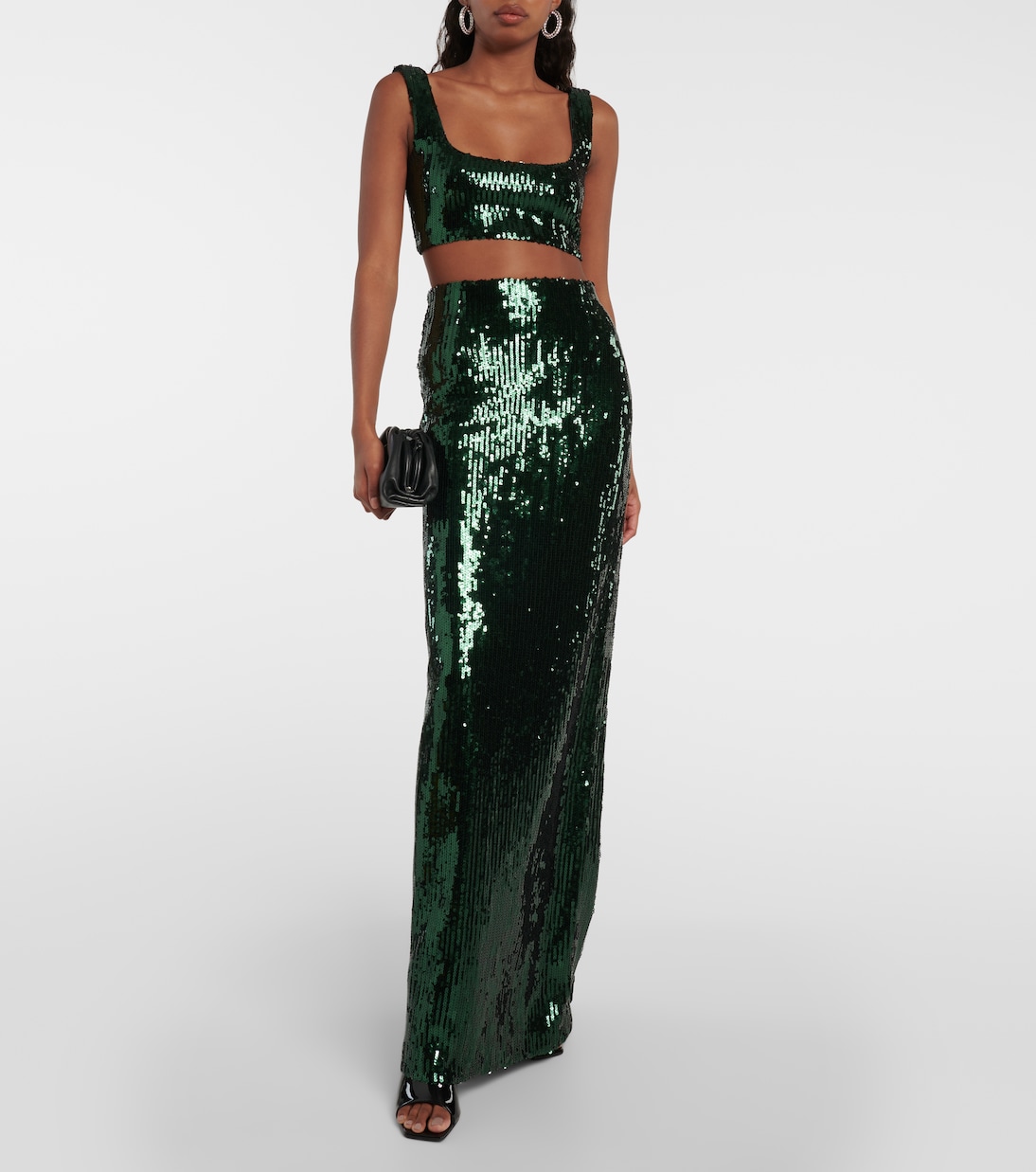 Top Beating Heart mit Pailletten | Galvan